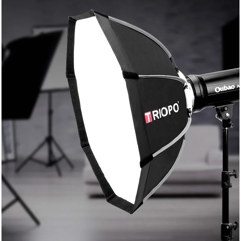 

Triopo 90cm Photo Bowens Mount Portable Outdoor Octagon Umbrella Soft Box with Carrying Bag for Studio Video Photography Softbox