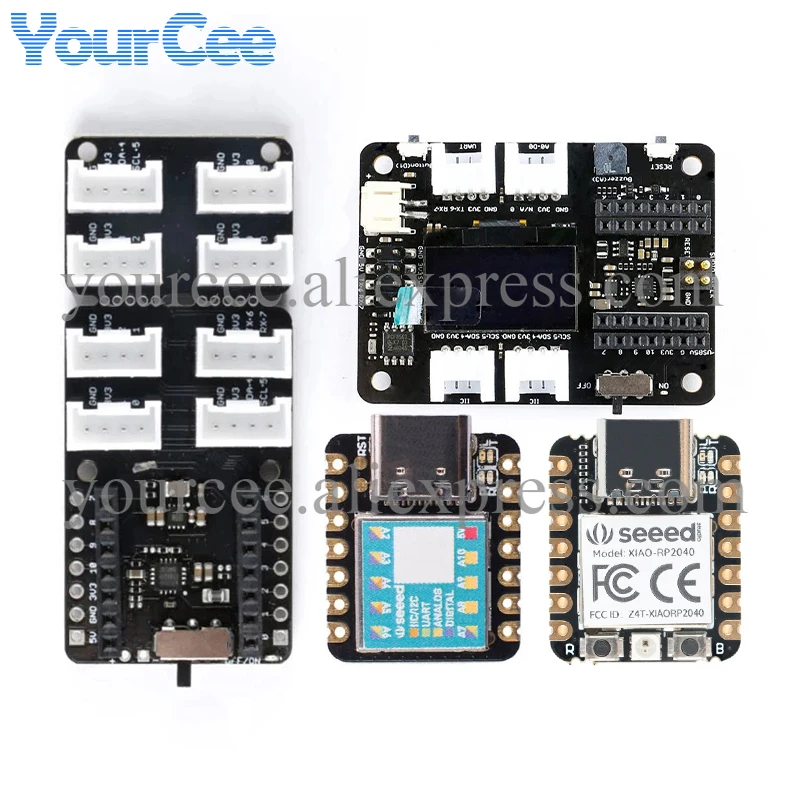 Плата расширения SAMD21G18 RP2040 Cortex M0 + Type C для микроконтроллера Seeeduino XIAO OLED, щит для Arduino/IOT