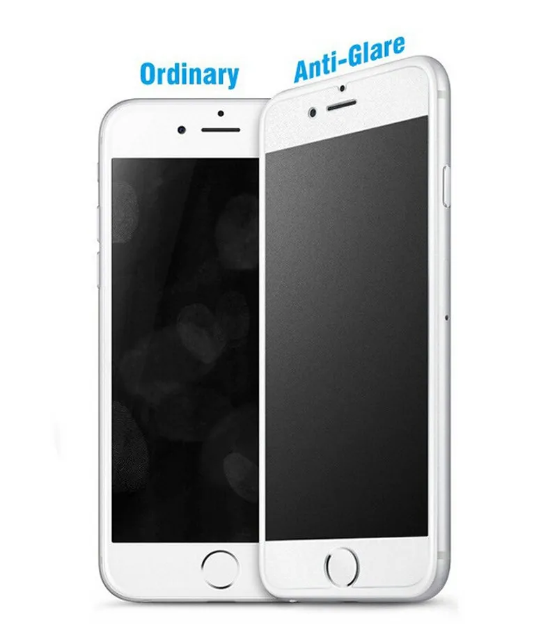 Матовое закалённое стекло без отпечатков пальцев для iPhone 6 6s 7 8 Plus X Xs Max XR 11 Pro Max 4 4s 5 5S SE Защитная пленка для экрана