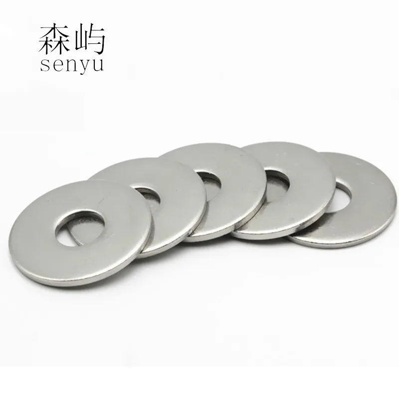 LuChang M3/M4/M5/M6/M8/M10 большая плоская шайба 304 нержавеющая сталь металлическая