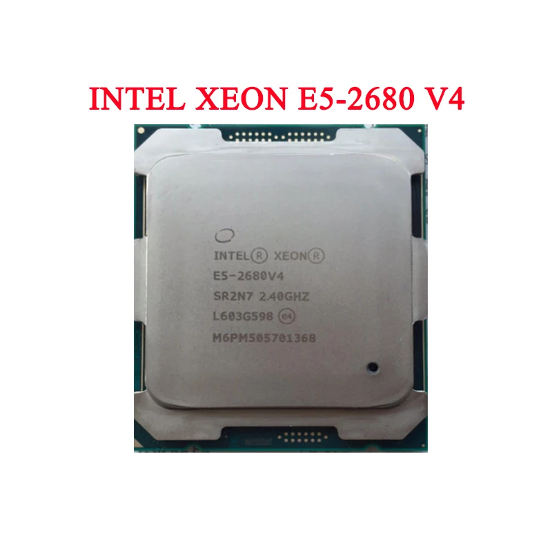 

INTEL XEON E5 2680 V4 CPU Processor 14 Core 2.40GHz 35MB L3 Cache 120W SR2N7 LGA 2011-3 Suitable for X99