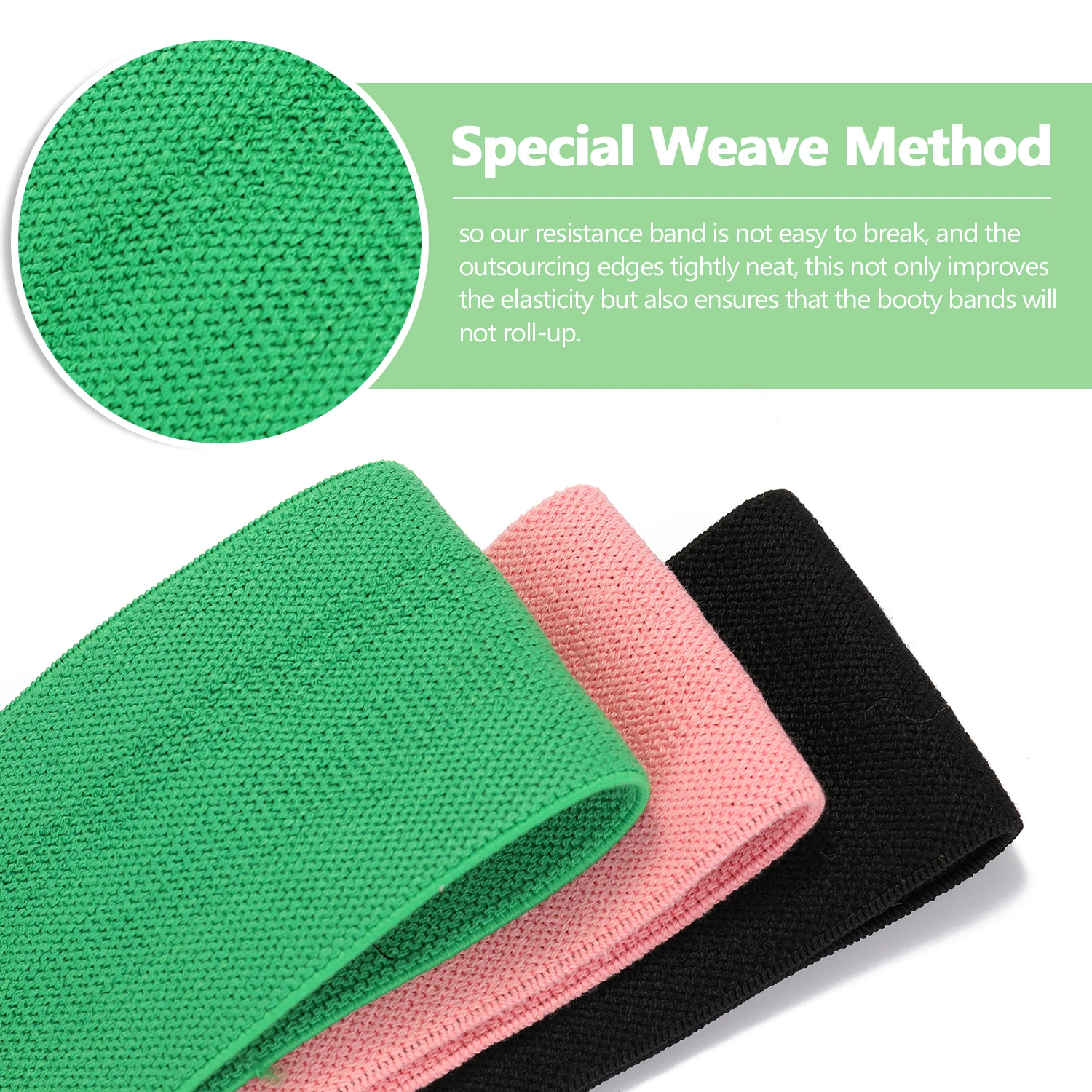 

Resistance Bands Pull Rope Cotton Elastic Bands for Fitness Equipment for Gym Home Exercise Yoga Workout Booty Band