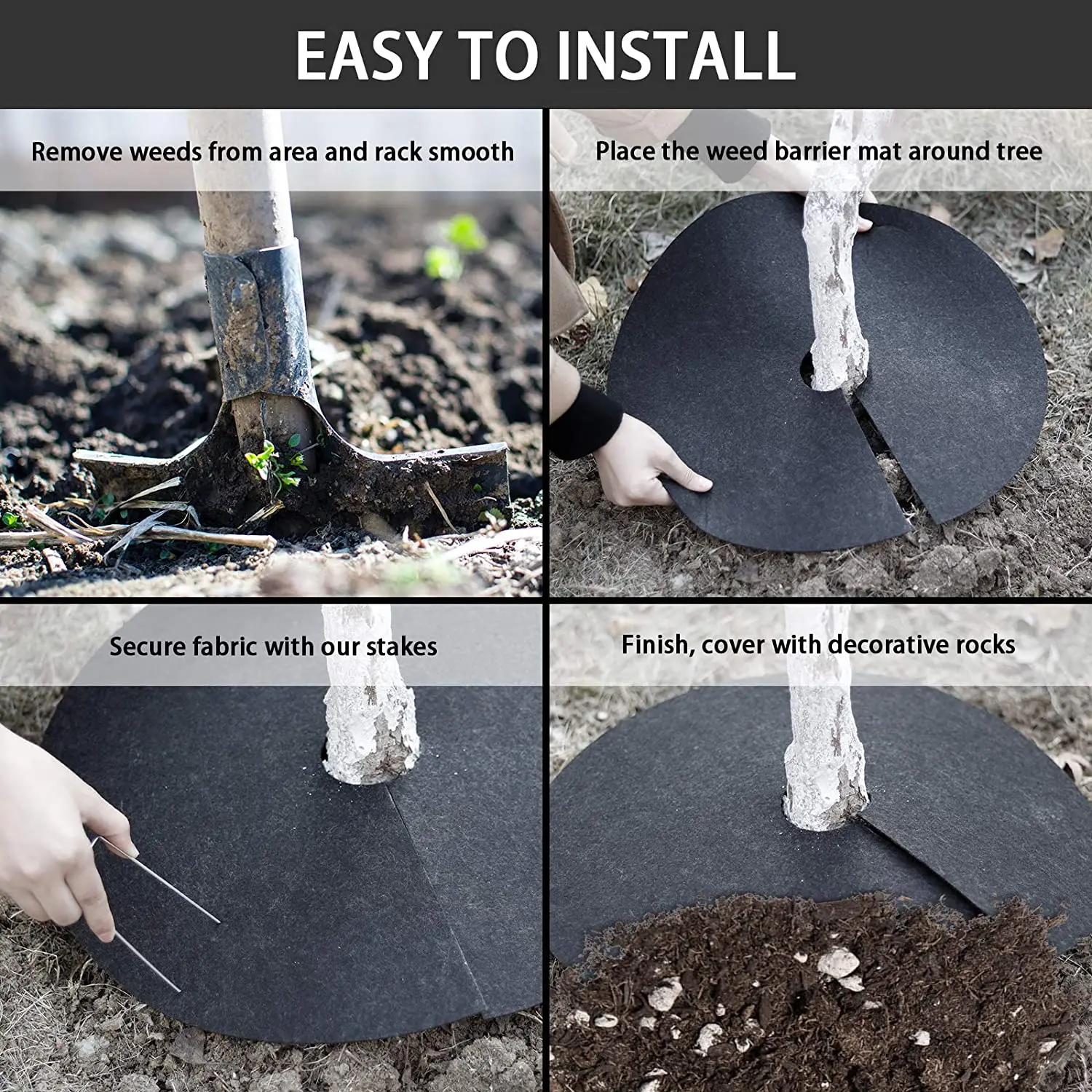 Коврик для растений садовый защитный 15/27/32/42 см 5 размеров