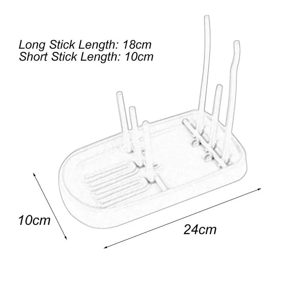 

Multifunction Detachable Portable Drying Rack Baby Bottle Dryer Cleaning Shelf Feeding Bottle Stand Holder Solid Color