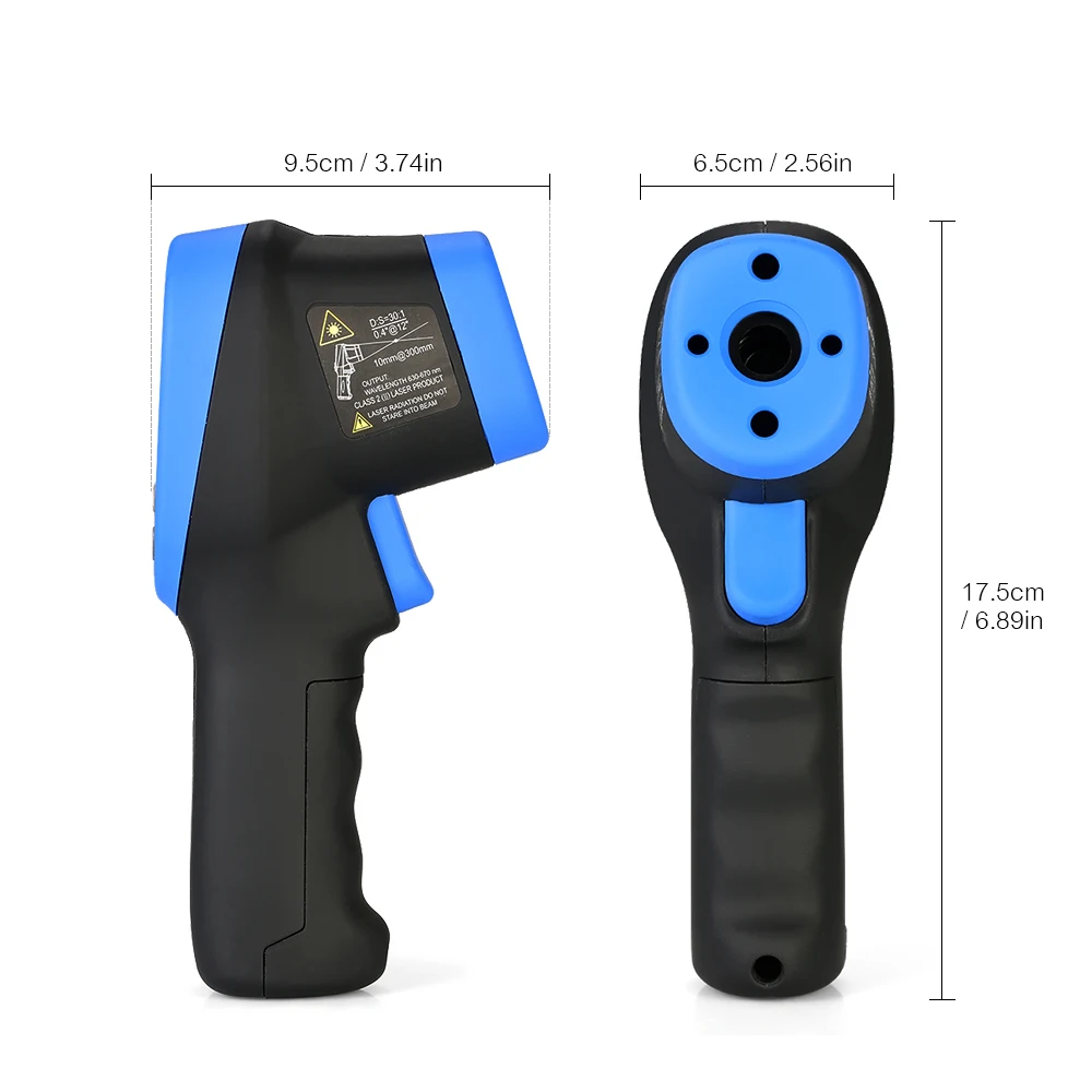 

BTMETER Handheld Non-contact LCD Infrared Thermometer -501500 /-582732 30:1 Temperature Meter Data Hold Function