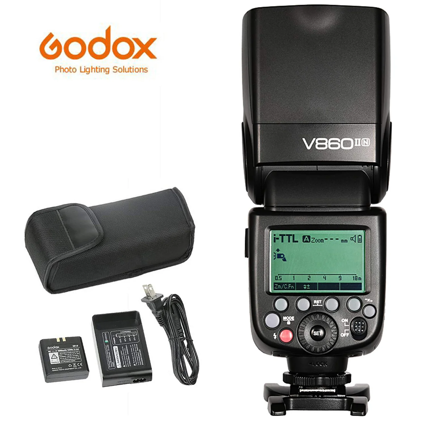 

Godox V860II-C V860II-N V860II-S V860II-F V860II-O Камера синхроконтакта разъем для внешней вспышки типа светильник совместимый для цифровой однообъективной зер...