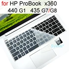 Чехол для клавиатуры для HP ProBook x360 435 G8 435 G7 440 G1 13 14, аксессуары для ноутбука, защитный чехол, силиконовый тонкий ТПУ Pro Book