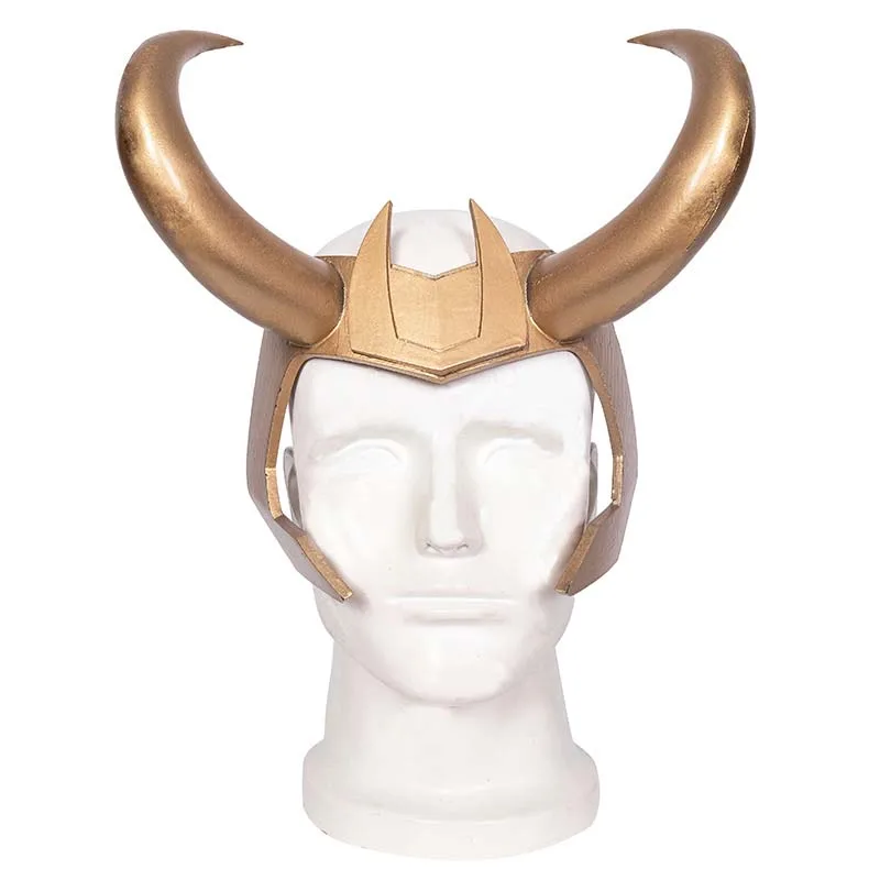 2021 костюмы на Хэллоуин аксессуары для косплея Loki женская маска с рожками