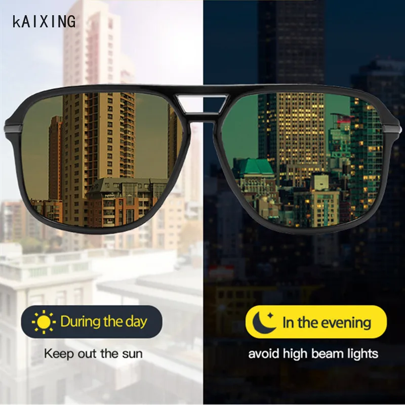 KAIXING Топ смарт фотохромные солнцезащитные очки для женщин день и ночь видения