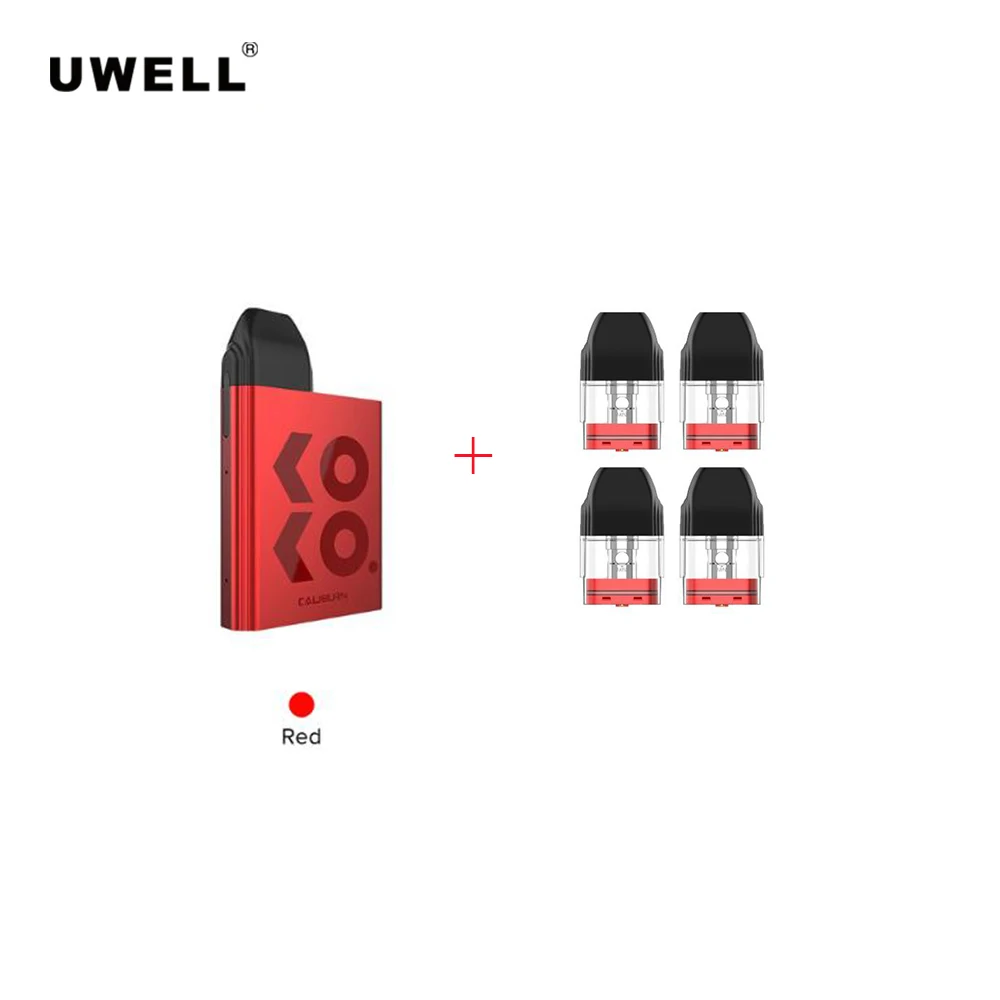 Оригинальный комплект для электронной сигареты UWELL Caliburn KOKO Pod с 4 картриджами