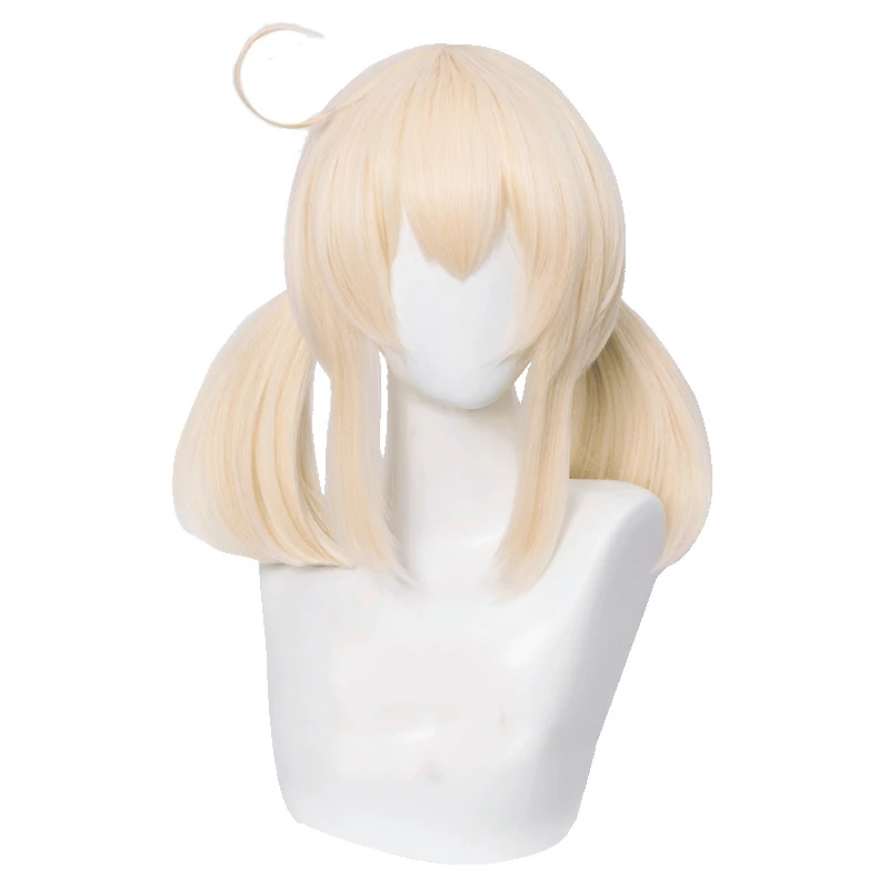 

Klee Cosplay Wig Genshin Impact Cosplay Wigs Blonde Heat Resistant Synthetic Hair Klee Cosplay Wig+Wig Cap Halloween Carnival