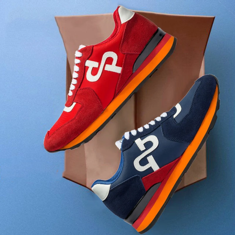 Мужские кроссовки из натуральной кожи спортивная обувь новинка 2020| |