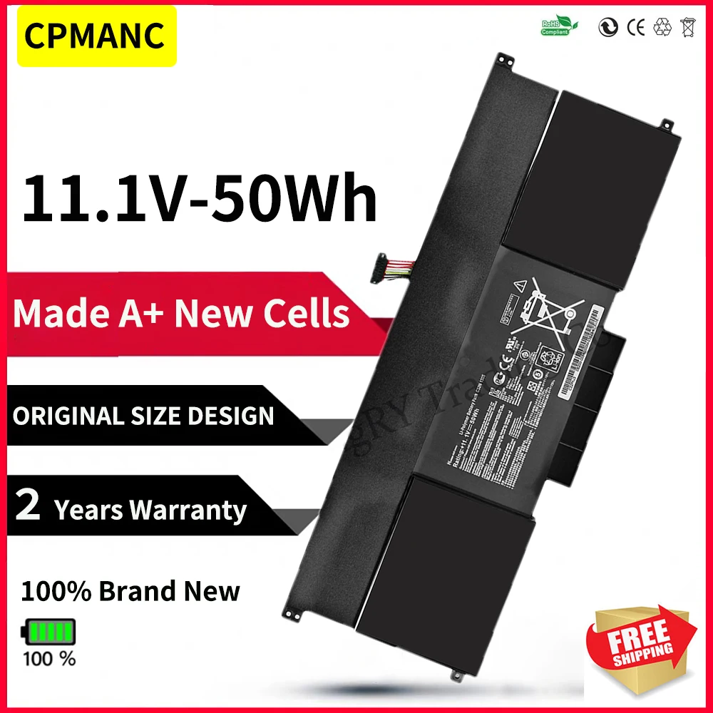 Аккумулятор C32N1305 для ноутбука ASUS Zenbook UX301L UX301LA UX301LA C4003H UX301LA UX301LA4500, 11,1 В, 50 Вт/ч