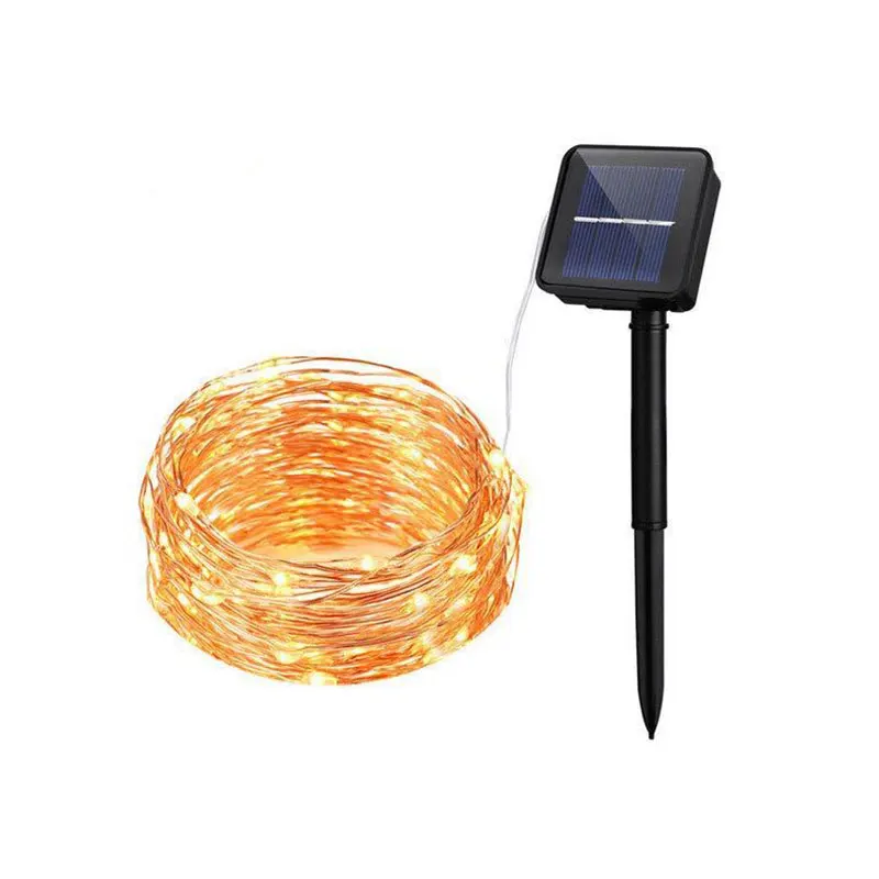 

50/100/200LED Waterproof Solar String Lights Outdoor String Lights LED Garden Party Light with Remote Control FAS6