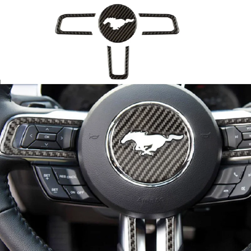 

Наклейка на руль из углеродного волокна для автомобиля Ford Mustang s 2015-2020