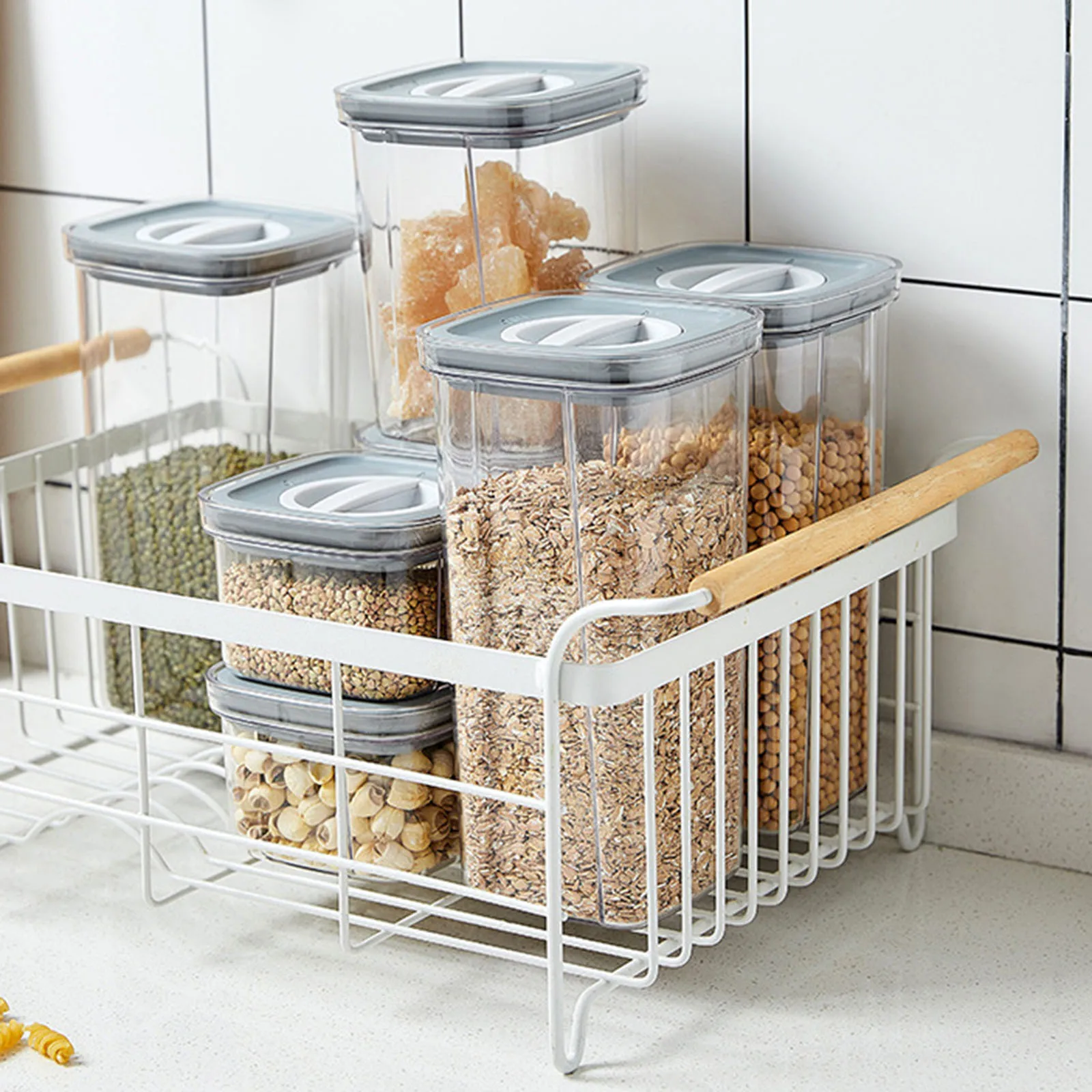 Кухонный Контейнер раскладушка для хранения еды герметичный контейнер