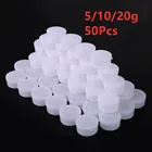 5010 шт. 51020 г пустая Косметическая банка контейнер для макияжа круглые многоразовые флаконы для теней для век гель для век Suncreen парфюмерная упаковка коробка горшки