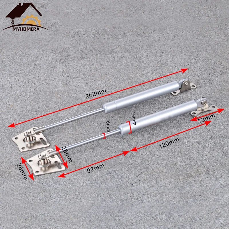 Гидравлическая опора Myhomera 100N для дверей мебели с газовыми петлями для шкафов, выдвижных ящиков и татами.