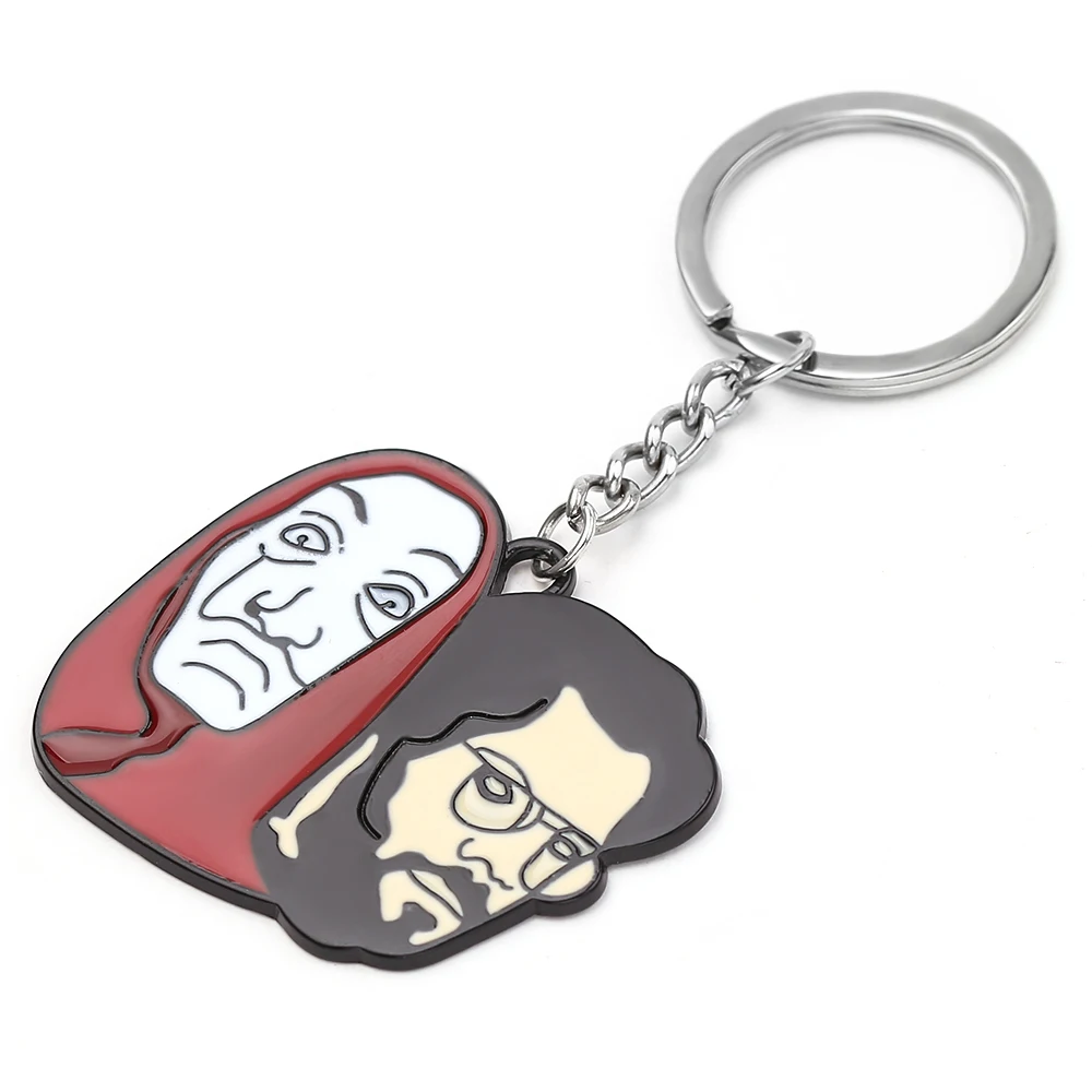 Брелок для ключей бумажный дом мужчин и женщин смешная цепочка с надписью La Casa De