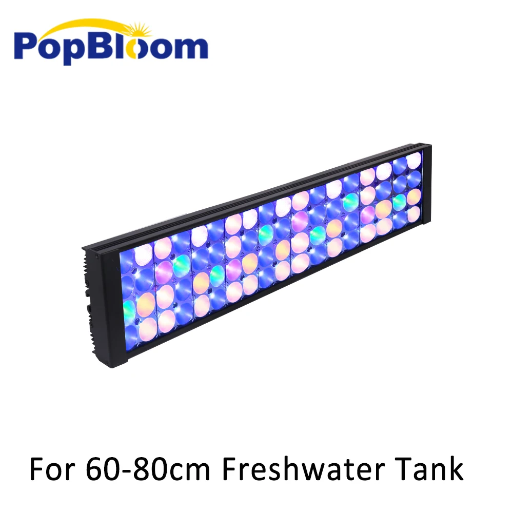 PopBloom аквариум светодиодный свет для аквариума полноспектральная аквариумная
