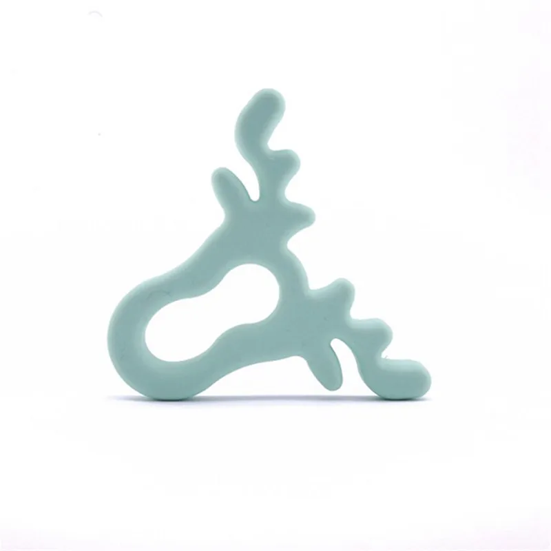 

Silicone Antlers Teether baby Teething Toy beads DIY Necklace Bead Nursing Tool Pendant Food Grade Feeding Care