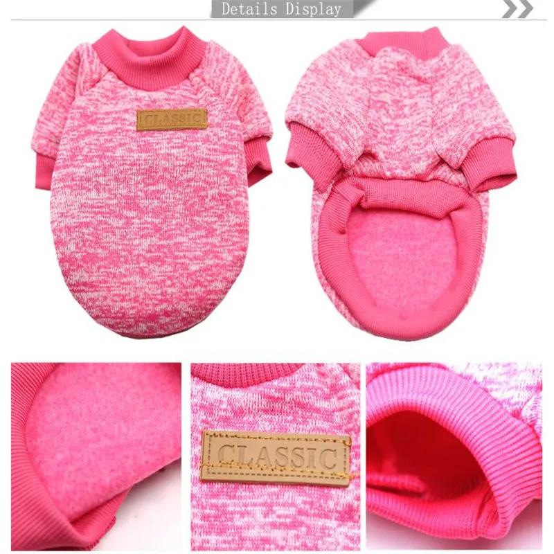 Классическая теплая одежда для собак домашних животных и щенков куртка свитер