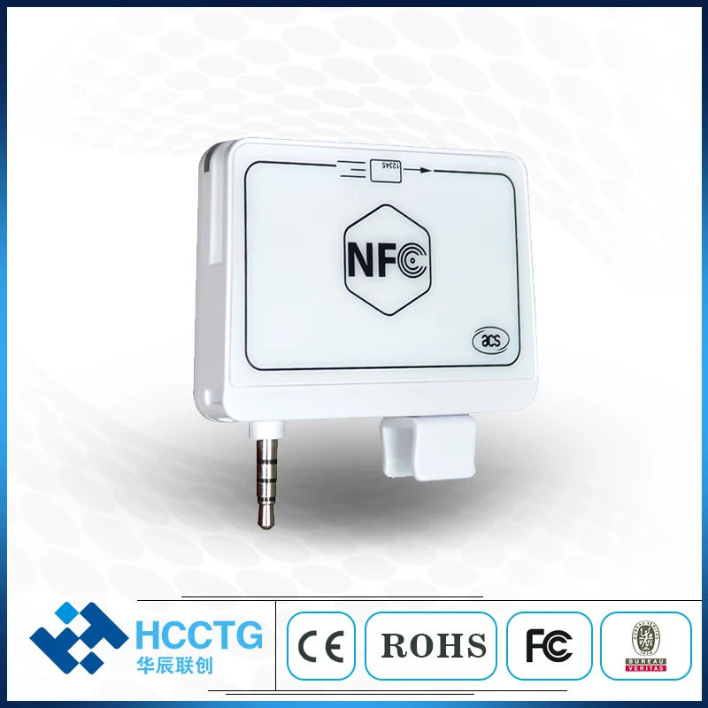 Сочетание продаж аудиоразъем MPOS MSR + чип IC/Bluetooth IC и считыватель карт NFC/платежный