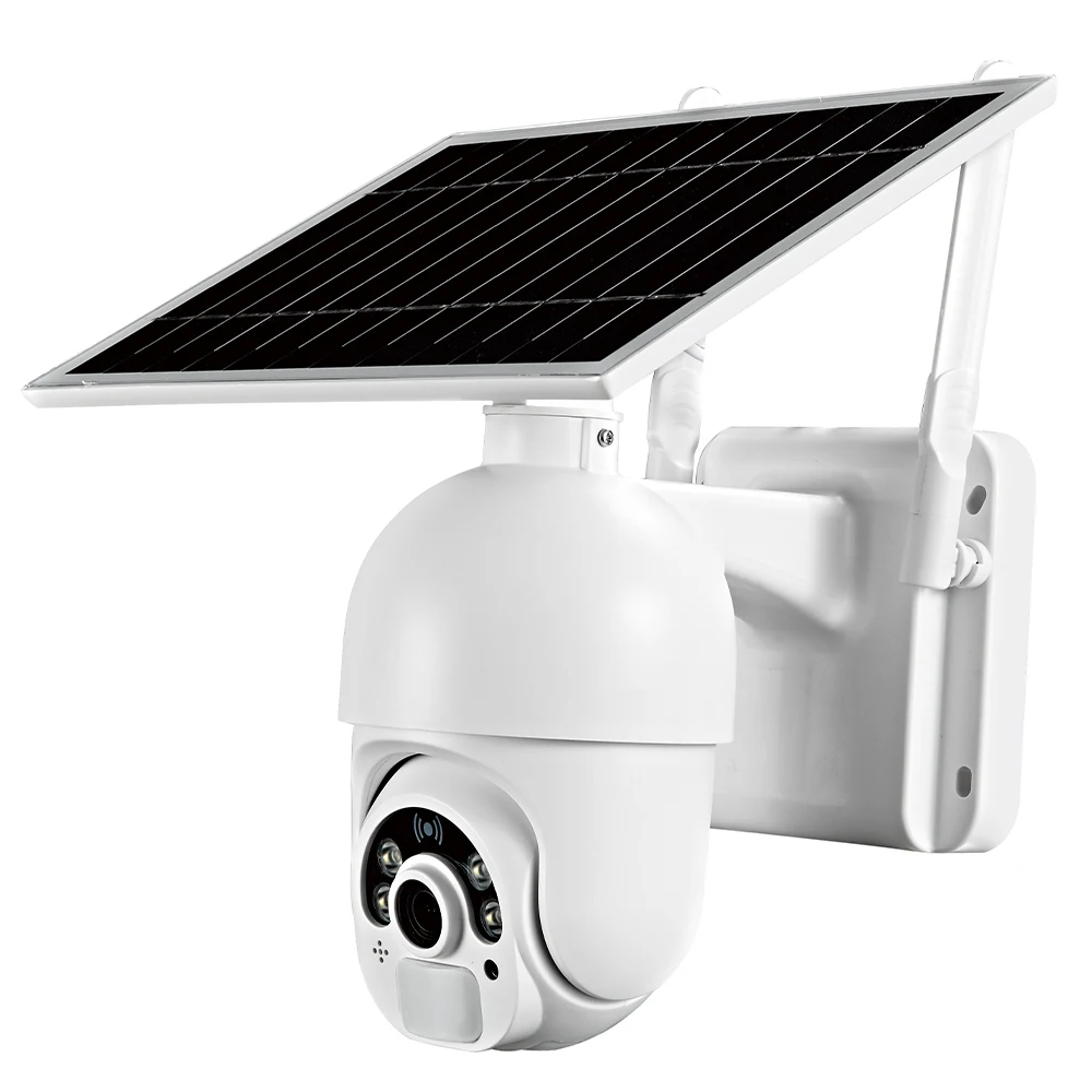 

T22 Solar Wifi Camera 1080P IP65 Two Way Audio Security PIR Outdoor 2.4Ghz Wireless PTZ Camera for Home Office Courtyard