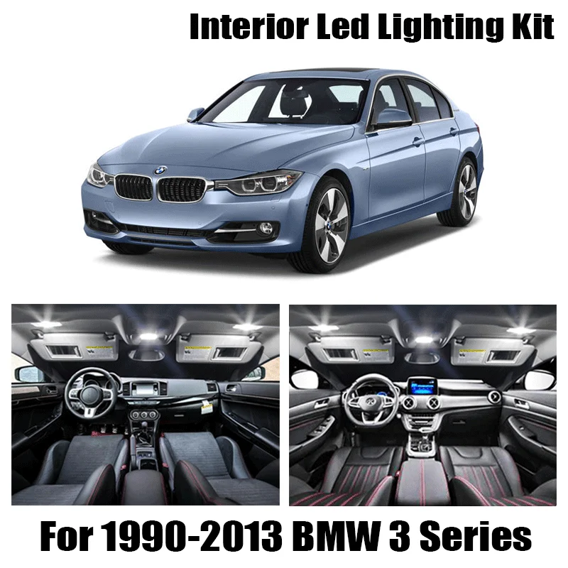 Совершенно Белая светодиодная лампа Canbus без ошибок комплект для внутреннего