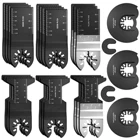 25 шт.компл. Осциллирующий Мультитул, лезвие пилы, многофункциональные инструменты для резки дерева для ремонта, электрорезка, мультмастер инструменты