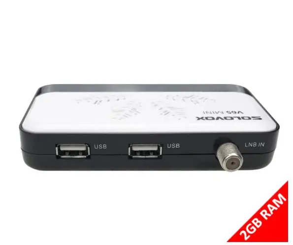 5 шт./лот SOLOVOX V6S MINI 2G RAM H.265 DVB S2 спутниковый ТВ-приемник с поддержкой M3U Xtr.am Stalk mac TV