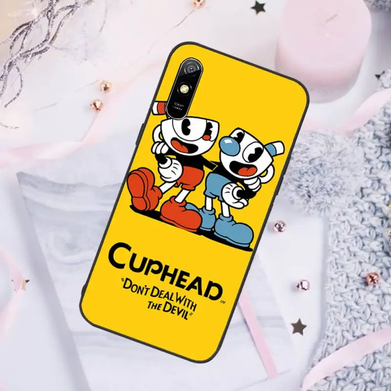 

LVTLV Cuphead Soft Rubber Phone Cases For Xiaomi Mi Redmi Note 7 8 9 pro 8T 9T 9S 9A 10 Lite pro