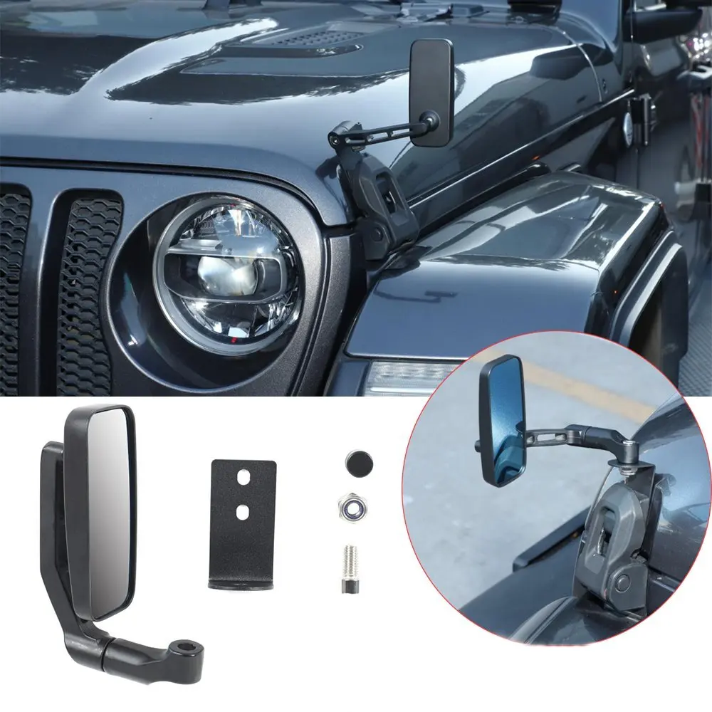 

Hood Latches Lock Catch Rearview Mirrors Trim For Jeep Wrangler JL JT Gladiator Auto trim