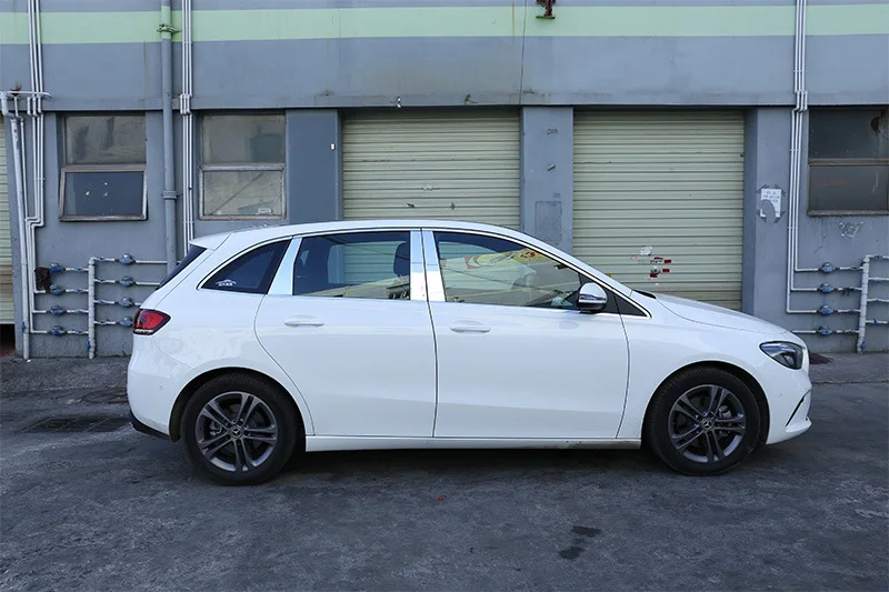 Хромированная алюминиевая накладка на столб автомобильного окна для Mercedes Benz B Class