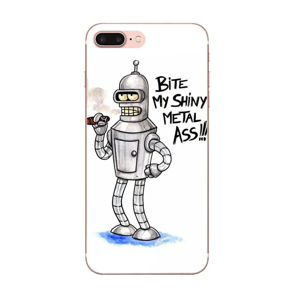 Для Apple IPhone X XS Max XR 4 4s 5 5C 5S SE 6 6S 7 8 Plus чехлы из ТПУ забавные Бендер изгиб Родригес |
