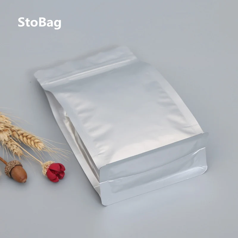 50 шт. восьмиугольные пакеты StoBag из чистого алюминия для упаковки продуктов | Дом и