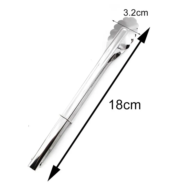 Силиконовые щипцы из нержавеющей стали нескользящий кухонный прибор с зажимом