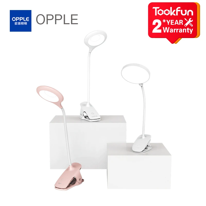 Горячая OPPLE Clip-on Настольный светильник светодиодный для чтения настольная лампа