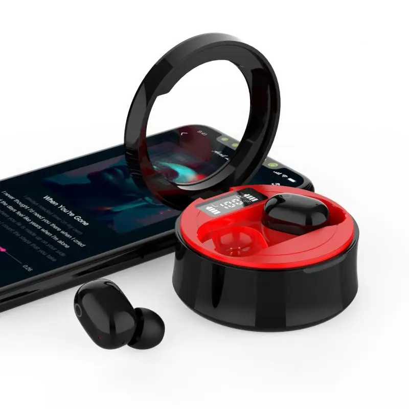 SMS T10 беспроводные Bluetooth V5.0 наушники гарнитуры TWS с сенсорным управлением