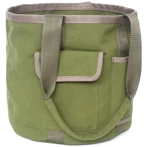Garden Tool Bag, Garden Tool, Portable Waterproof Canvas Storage Bucket Handbag Household Storage Bag, Garden Handbag 10 item image