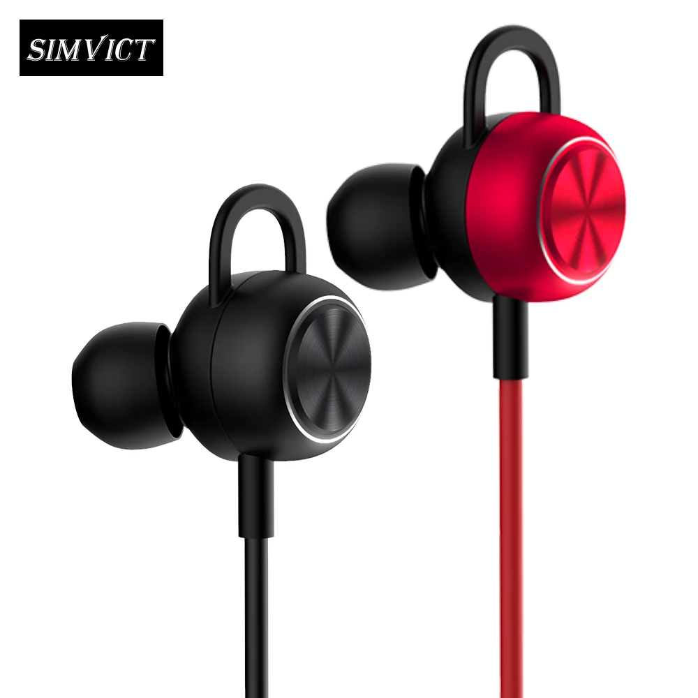Simvict Bluetooth наушники Беспроводная Гарнитура 3D стерео наушники Handsfree наушники с микрофоном для спортивных игр