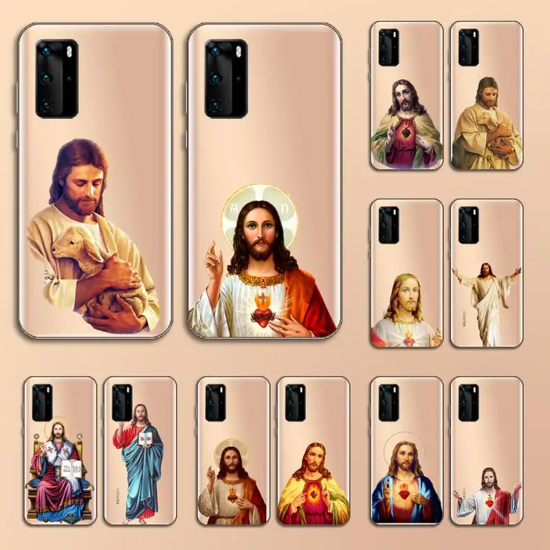 

Christian Religious Jesus Faith Phone Case Transparent for Huawei nove e 6 5 4 3 2 s i se pro lite protective shell cover funda