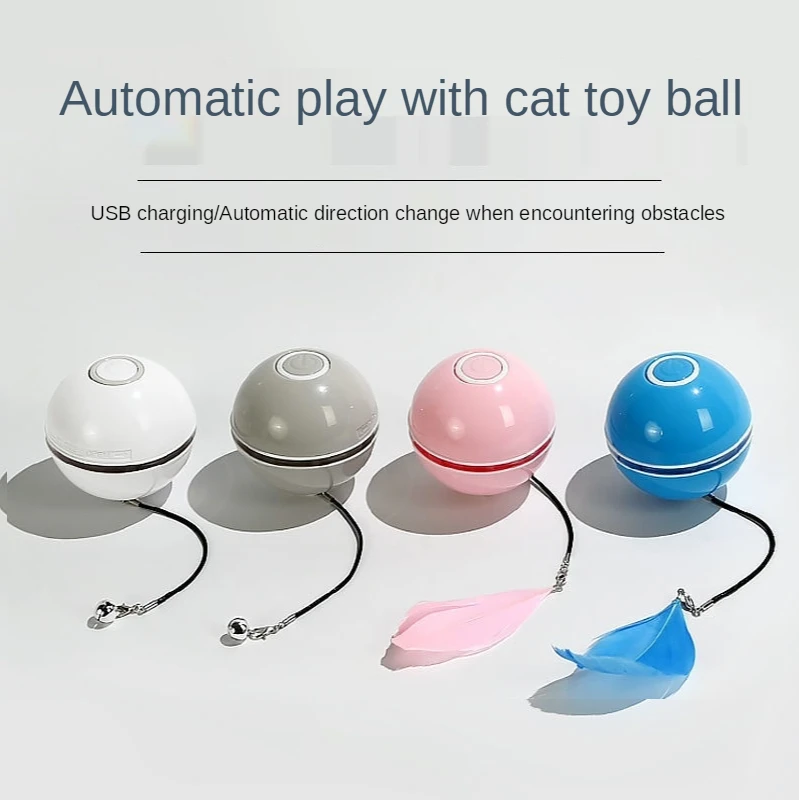 

Cat toy electric funny cat ball kitten self-help funny funny cat stick pet anti-bite automatic funny cat artifact