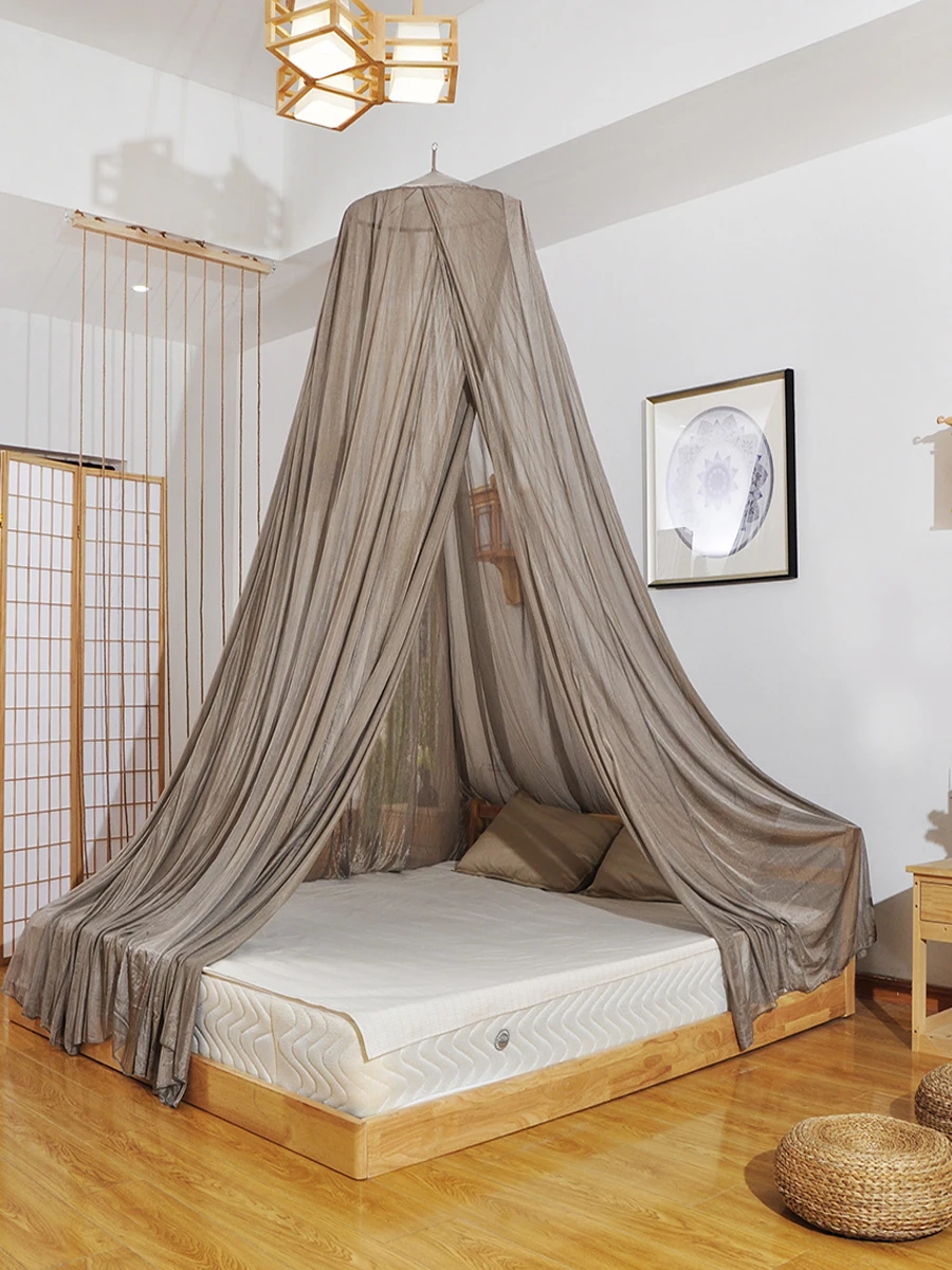 

BLOCK EMF Hung Dome Bed Canopy Electromagnetic Shielding Mosquito Nets For Home