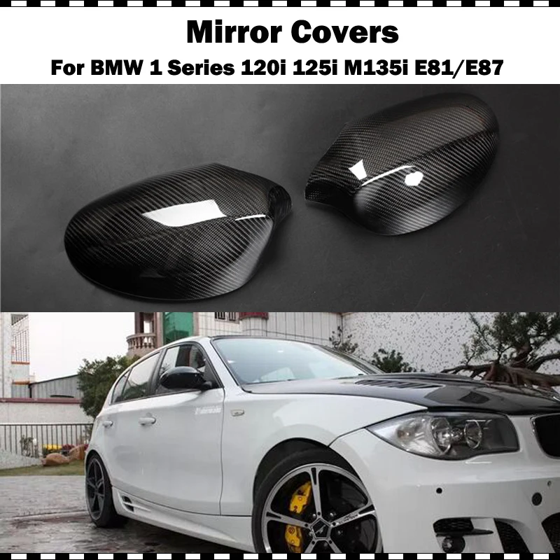 Крышка для зеркала из углеродного волокна BMW 1 серии хэтчбек 120i 130i 135i 2004-2008 год E81 E87