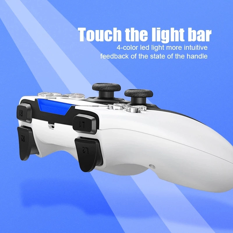 

Controller Double Vibration Gamepad For BT Wireless Joystick For PS4 Extended Programming Enhance Experience