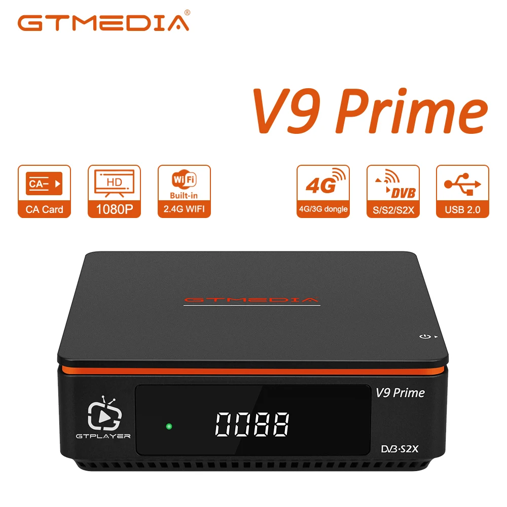 Φ Gtmedia V8X спутниковый декодер обновленный GT media V8 Nova H.265 1080P Встроенный Wi-Fi V9 Prime