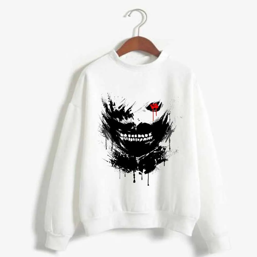 

Аниме Токийский Гуль толстовка с круглым вырезом с длинными рукавами модная повседневная мужская одежда с принтом