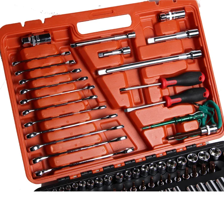 

121Piece Sleeve Ratchet Hexagon Auto Oil Filter Packaged Combination Repair and Maintenance Combined Tool Kit