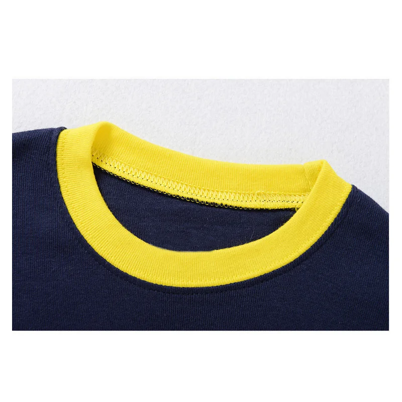 Новинка Детская Пижама детская пижама из 100% хлопка с длинным рукавом тигр